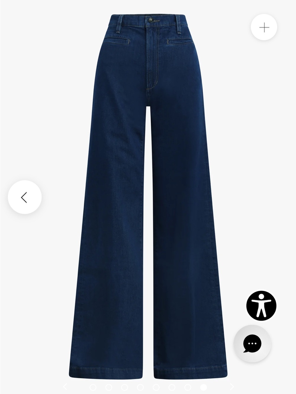 Never worn Joe's Jeans Dark Indigo Straight Leg Jeans with Contrast Stitching